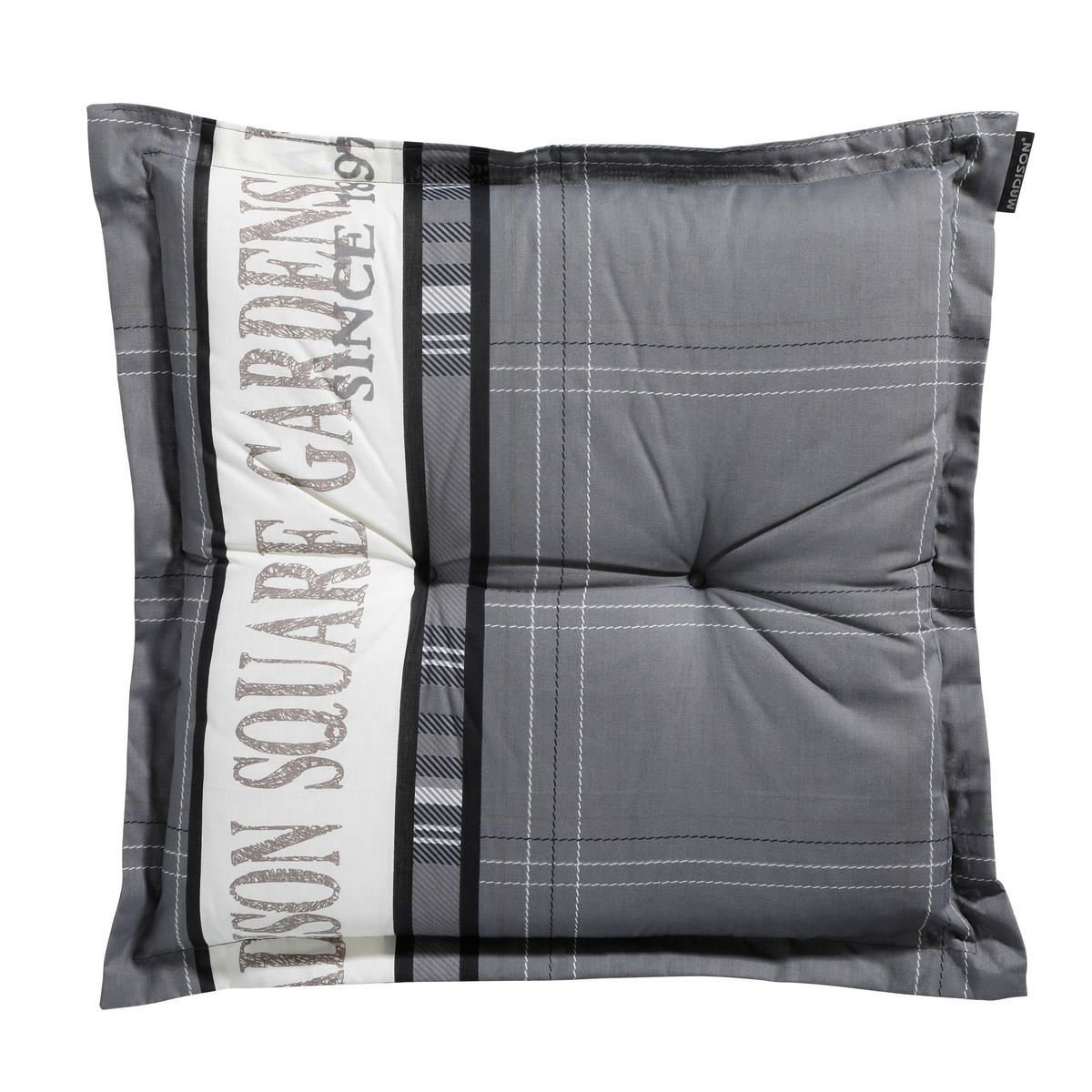 SITZKISSEN Madison 50/50 cm 4er-Set - Grau, Textil (50/5/50cm) - Madison