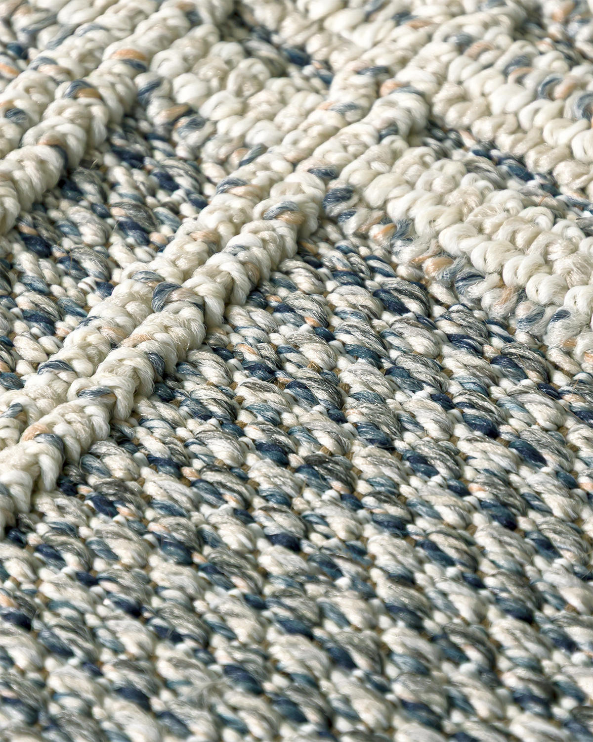 TEPPICH In-& Outdoor Cangas Plano Mazovia 120x170cm Beige Grau Abstrakt Kurzflor - Beige, Textil (120/170cm) - Mazovia