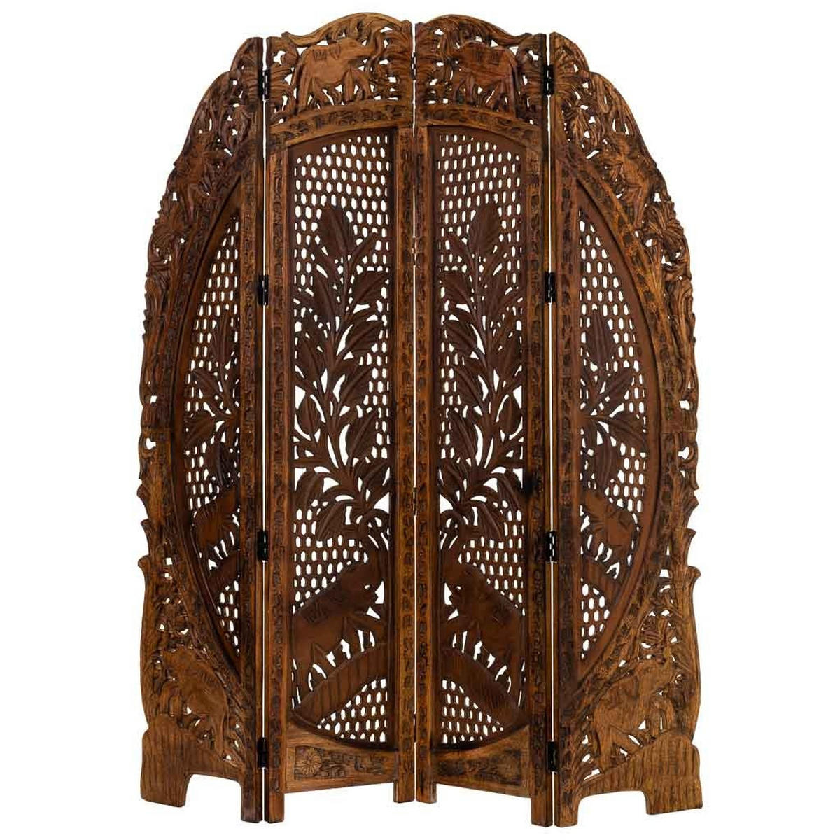 PARAVENT aus Holz, braun, 3x180cm - Braun, Holz (153/180/2.5cm) - Wanderlust