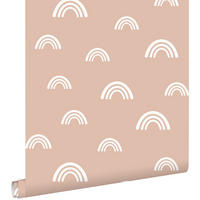 TAPETE Regenbogen 50 x 900 cm - Pink, Papier (50/0.1cm) - ESTAhome