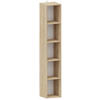 HOCHREGAL BODO DUAL R30O Sonoma Eiche 30/30/175 cm - Sonoma Eiche, Holzwerkstoff (30/175/30cm) - Matkam Möbel