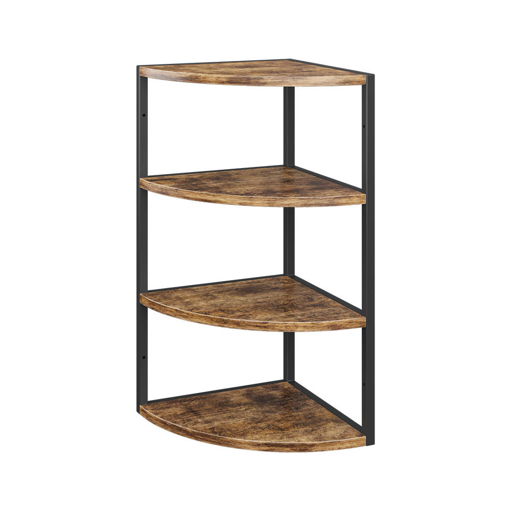 ECKREGAL Fyrk Antikholz 30 x 60 cm - Eichefarben/Schwarz, Holzwerkstoff (30/60/30cm) - Vicco