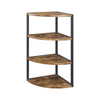 ECKREGAL Fyrk Antikholz 30 x 60 cm - Eichefarben/Schwarz, Holzwerkstoff (30/60/30cm) - Vicco