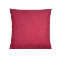 KISSENHÜLLE FarbTon Chenille-Haptik himbeer-rot 60/60 cm - Rot, Textil (60/60cm) - beties Heimtextil