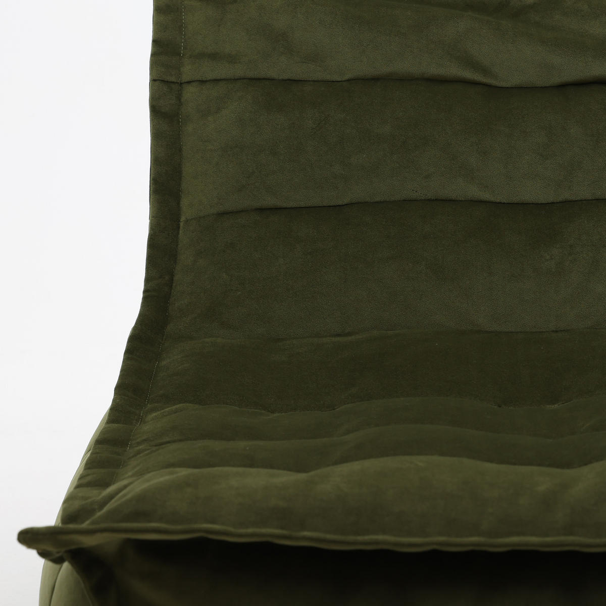 SITZSACK Sofa Skandi, Samt - Dunkelgrün, Kunststoff/Textil (140/72/100cm) - icon