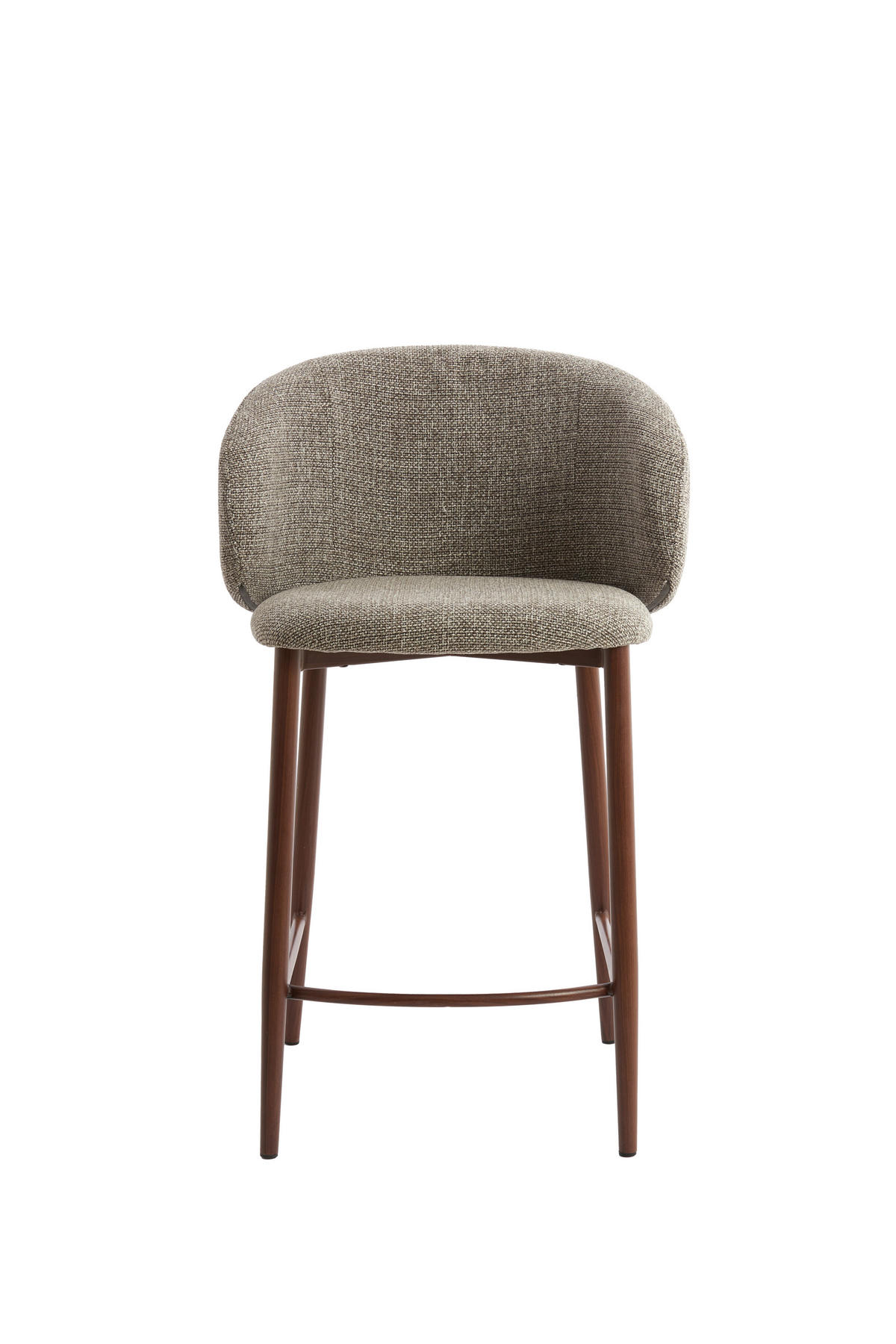 BARHOCKER Aluko Braun 57/55/94 cm - Braun, Metall (55/94/57cm) - Light & Living