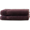 DUSCHTUCH 70x140 cm Frottier Handtücher im 2er Set aus 100% Baumwolle, Braun 500g/m2 - Braun, Textil (70/140cm) - Carpe Sonno
