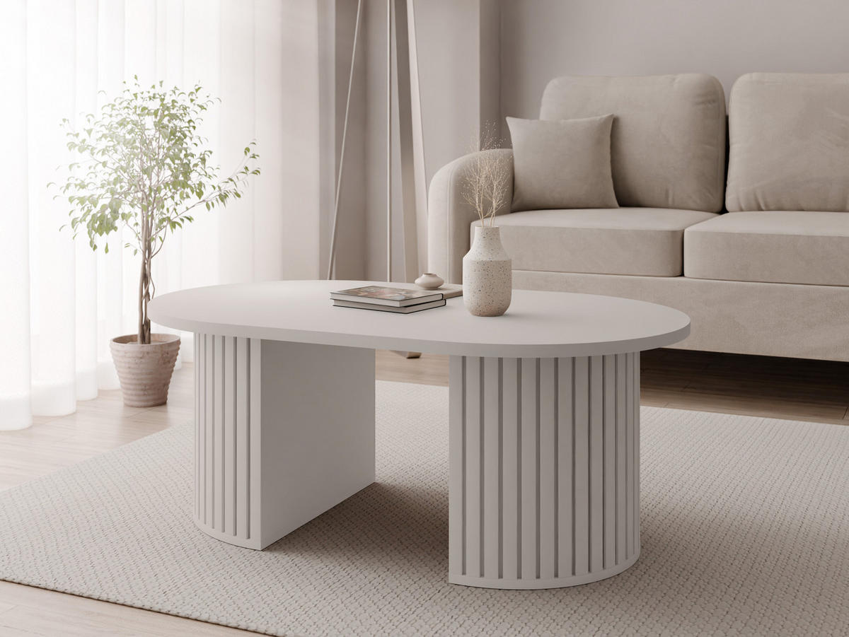 COUCHTISCH Wotkon - Sandfarben, Holzwerkstoff (65/110/43cm) - MIRJAN24