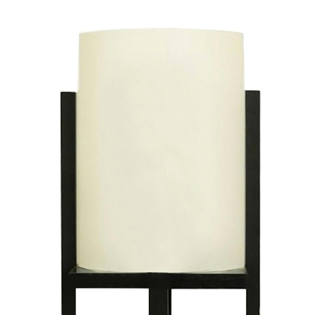 STEHLEUCHTE Rotherham - Creme, Holzwerkstoff (21/21/135cm) - lux.pro