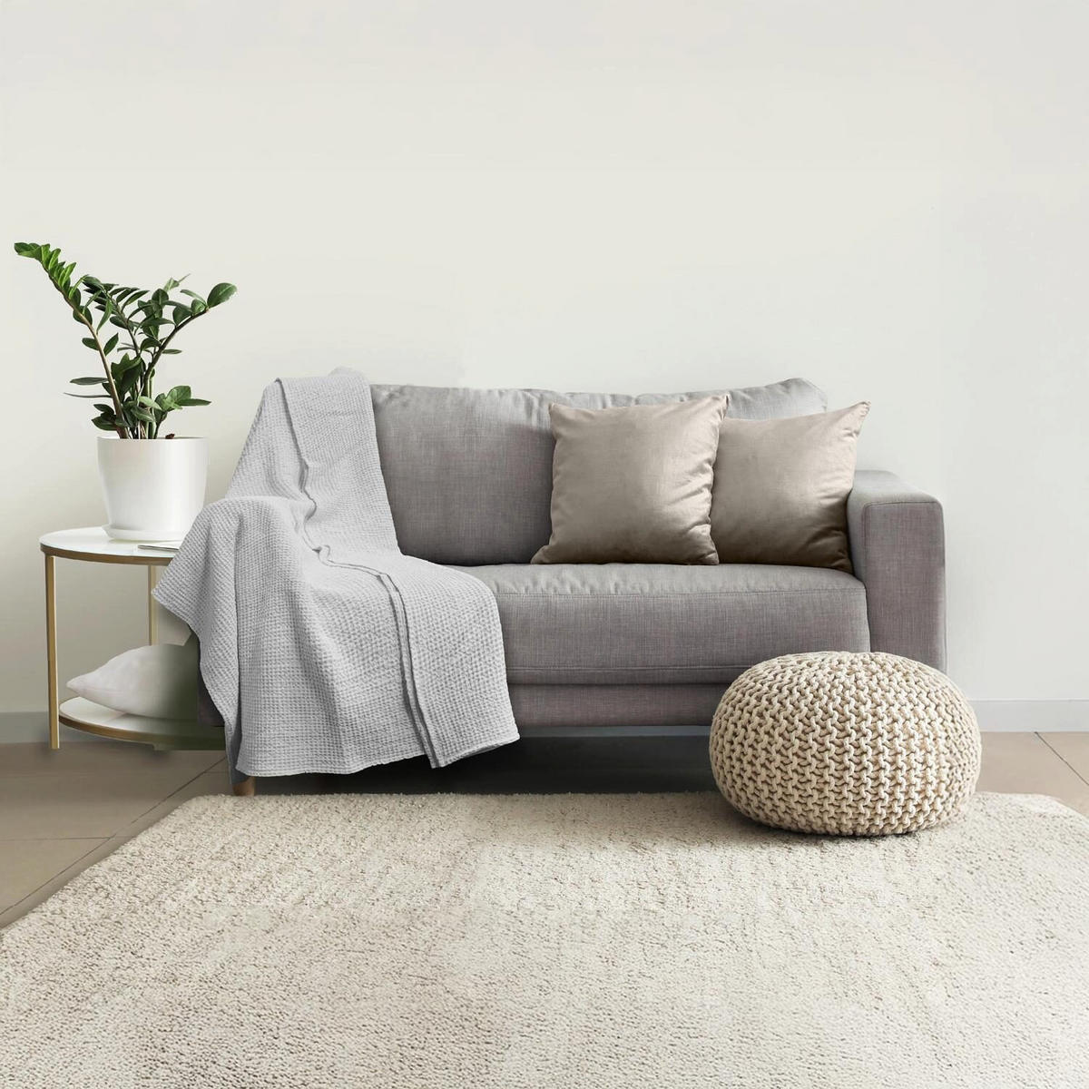 BETTDECKE 140x200 cm - Weiß, Textil (140/200cm)