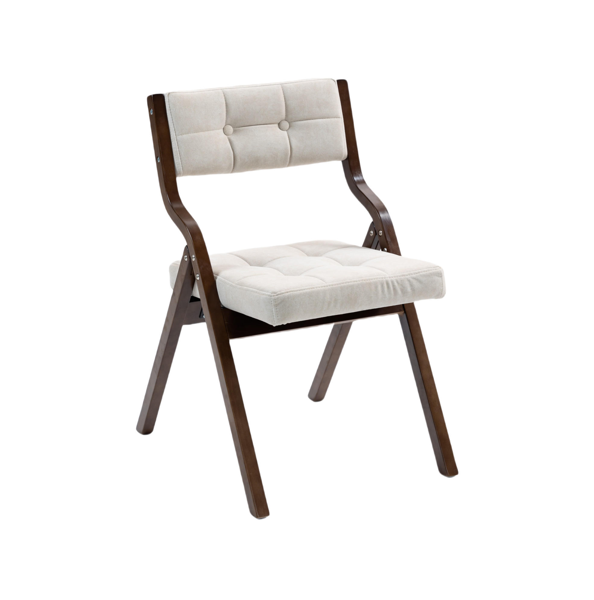 Mivray Faltstuhl Creme 48x77x61 cm