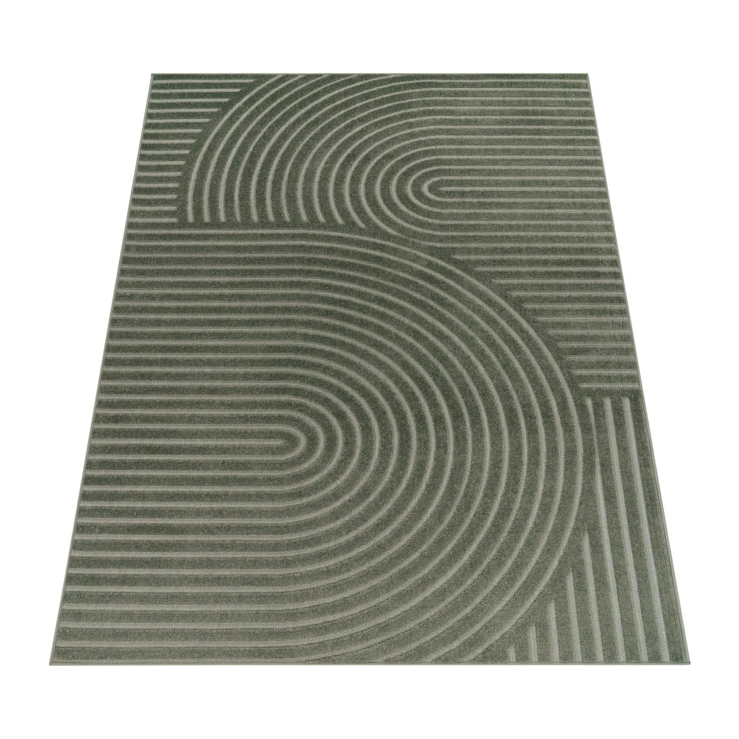 OUTDOORTEPPICH 120/160 cm Cotton 236 - Grün, Kunststoff (120/160cm) - Paco Home