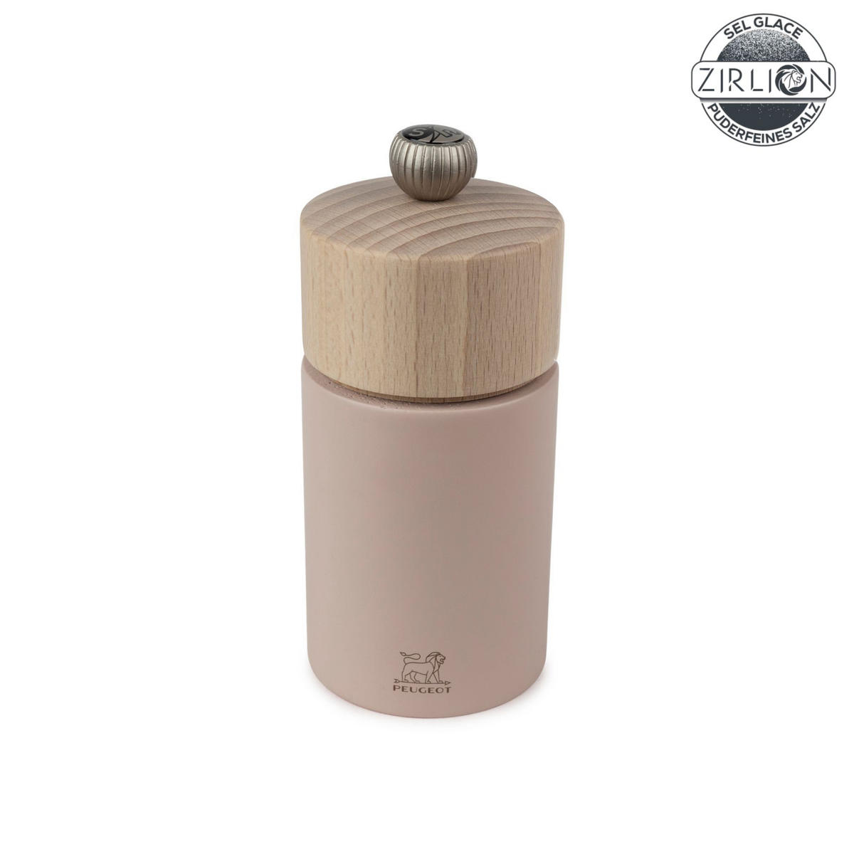 SALZMÜHLE Boreal 12cm Buchenholz Blütenrosa Zirkonia-Mahlwerk - Rosa, Holz (52/12/52cm) - PEUGEOT