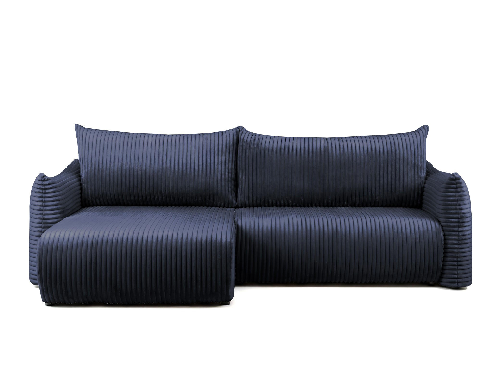 Fun Möbel Ecksofa Dunkelblau 260x154 cm
