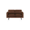 ZWEISITZER-SOFA Lioni-Kronos 6 - Braun, Holz/Textil (143/84/94cm)