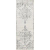 VINTAGE-TEPPICH 80/220 cm Grau - Grau, Naturmaterialien/Textil (80/220cm) - LIVABLISS
