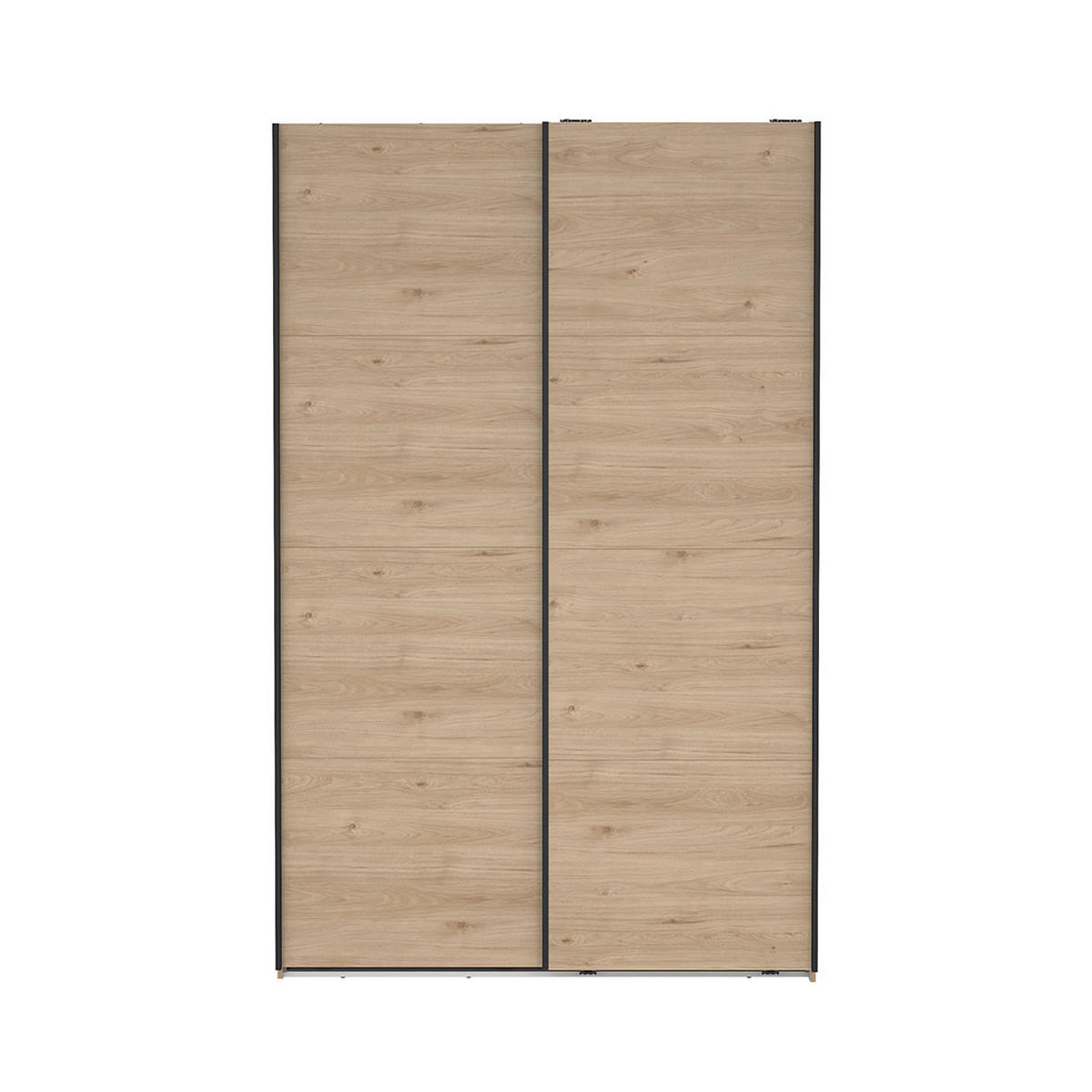 SCHIEBETÜRENSCHRANK, Bergamo, Eiche, Holzwerkstoff, 139 x 67 x 221 cm - Eichefarben, Holzwerkstoff (139/221/67cm) - ebuy24