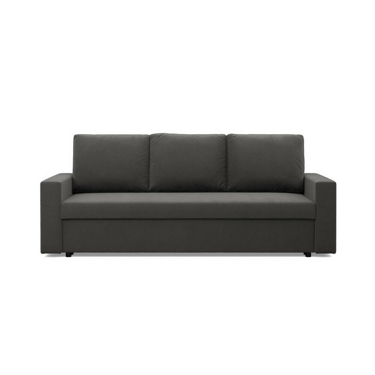 SOFA Neo mit gerader Armlehnen grau - Grau, Textil (220/85/92cm) - SIMKAM Furniture