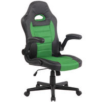 BÜROSTUHL Jonas, Kunstleder Grün - Grün, Kunststoff/Textil (66/128/60cm) - TPFLiving