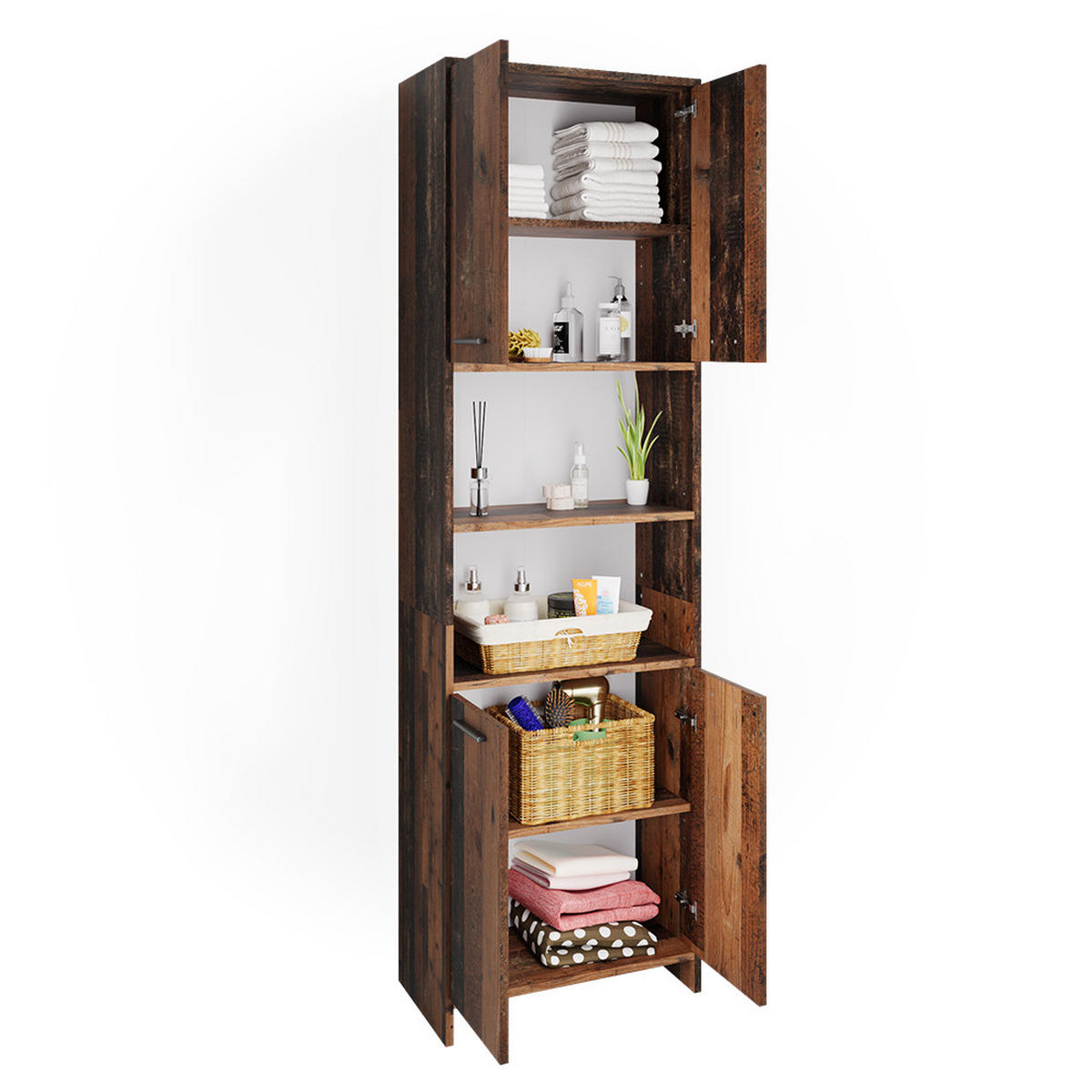 Wildeiche, Holzwerkstoff (56.1/190/30cm) - Vicco