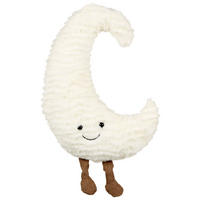 KINDERKISSEN Cremeweiß 21/40 cm Moonlighter - Ecru, Textil (21/40cm) - Beliani