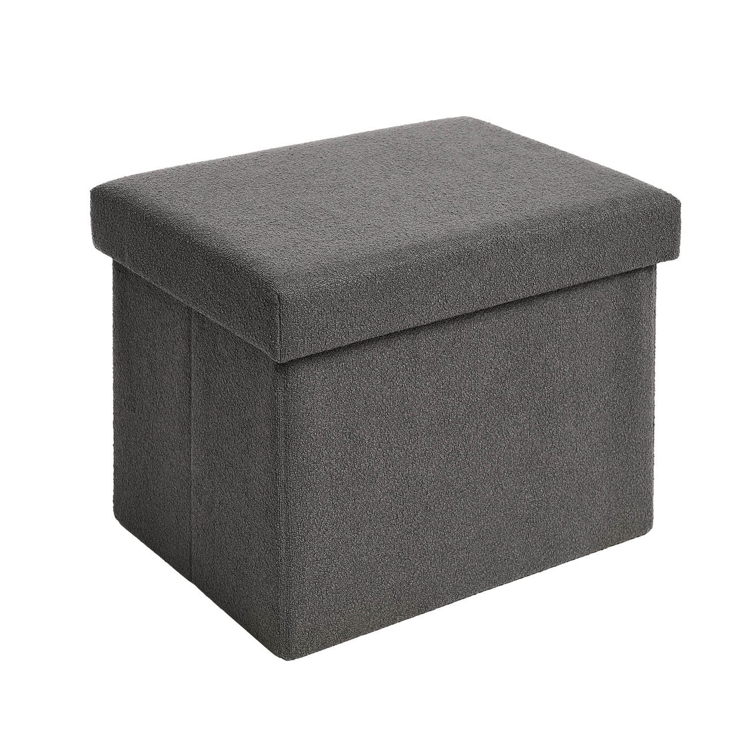 Blumtal Sitzhocker Dunkelgrau 31x31x41 cm