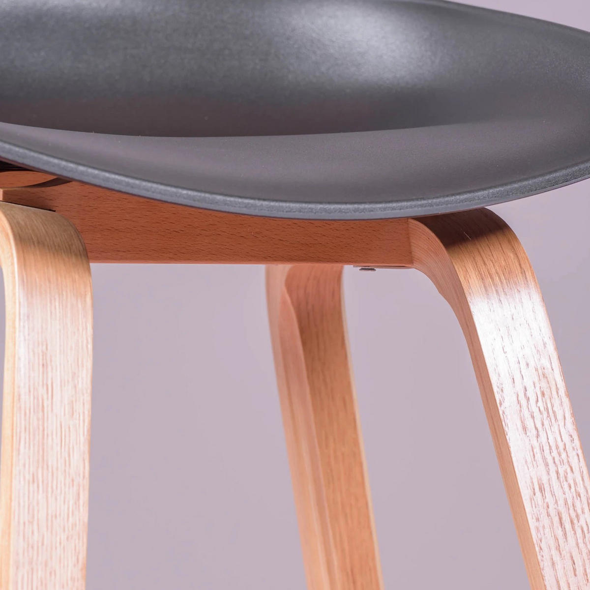 HOCKER Kunststoff Schwarz - Schwarz, Kunststoff (49/76/45cm) - Nest Dream