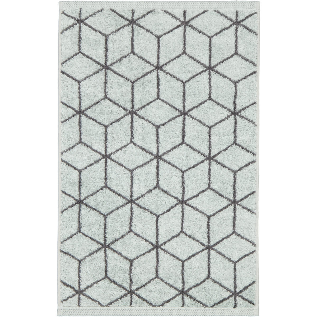 GÄSTETUCH COORDINATES CARRÉ COLORS 2559 SAGE GREEN/GRAPHIT - 47 - Grün, Textil (30/50cm) - Zöllner