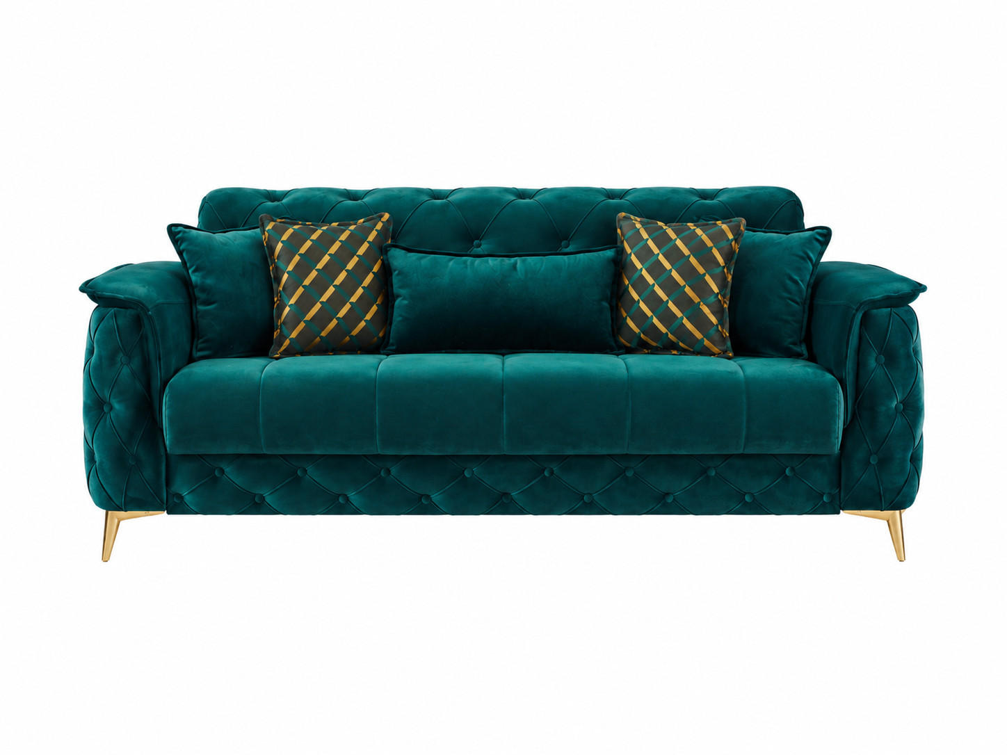 2-SITZER SOFA Sucre Grün - Grün, Holzwerkstoff/Kunststoff (170/80/95cm)