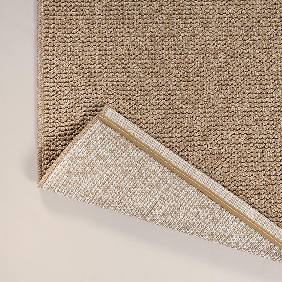 FLACHWEBTEPPICH Uni TOCE Polypropylen Natur 240 x 340 cm - Beige, Textil (240/340cm) - KADIMA DESIGN