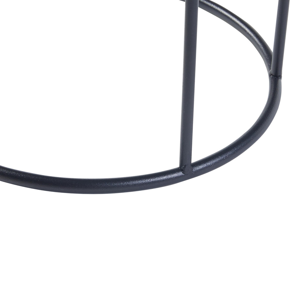 PFLANZENSTÄNDER-SET 2-TLG. Osen - Schwarz, Metall (23.5/40/23.5cm) - [en.casa]