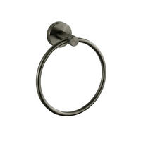HANDTUCHHALTER Rea Ring 6610 Modern Titan - Titanfarben, Metall (15.5/18/6.5cm) - REA