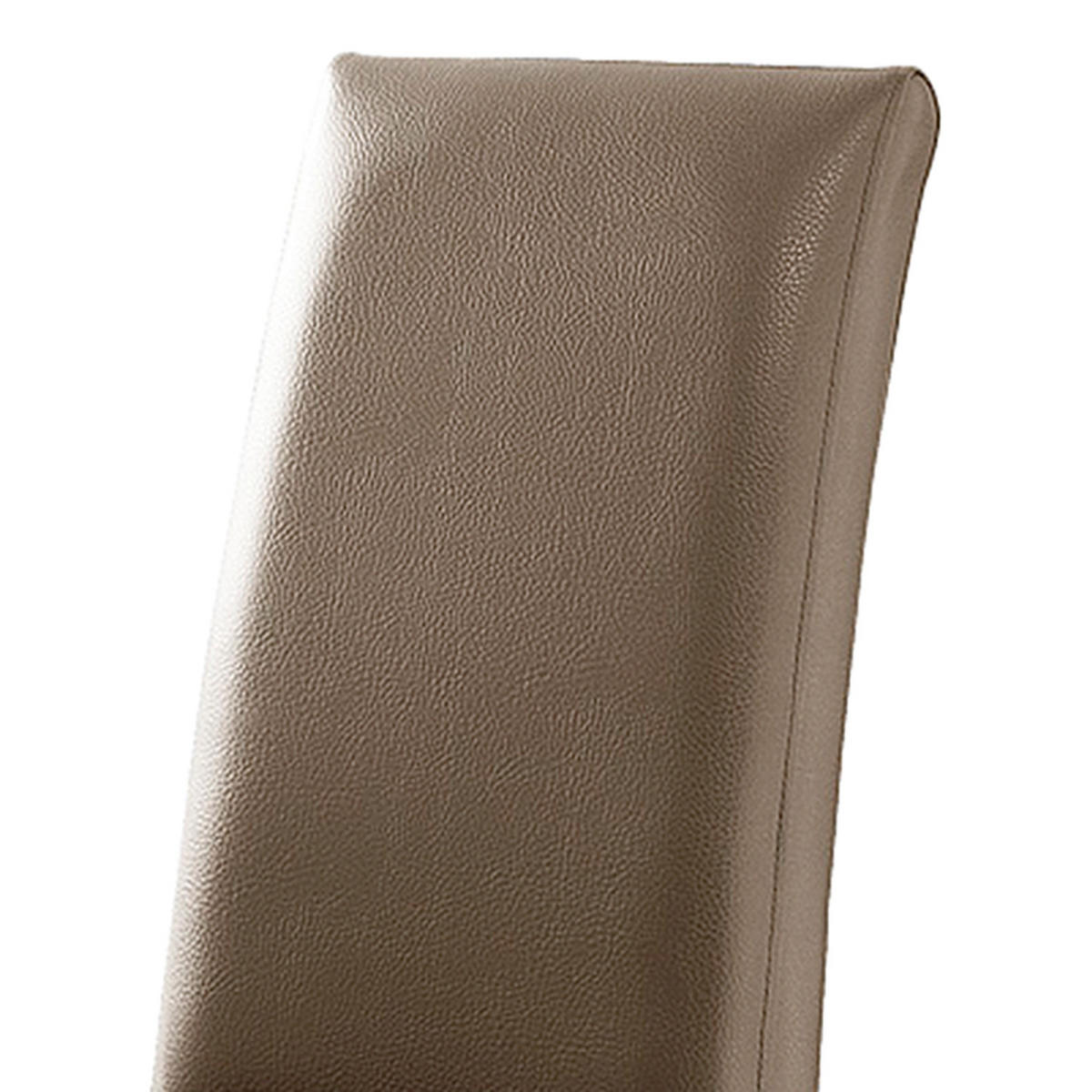 HOME24 Polsterstuhl Foxa (2er-Set) - Cappuccino, Holz/Kunststoff (47/101/57cm) - home24