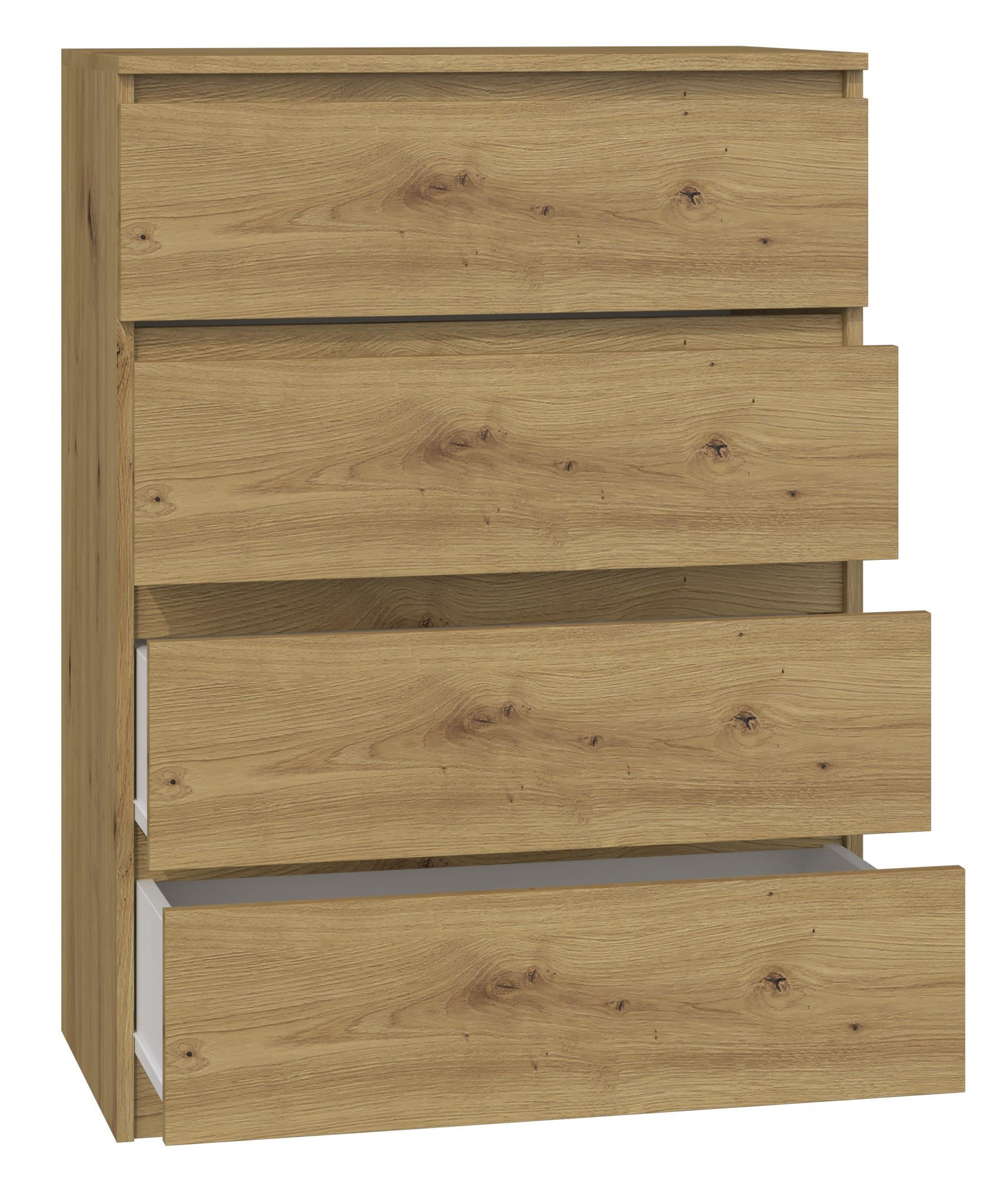 KOMMODE 4 SCHUBLADEN M4 - EICHE ARTISAN - Eiche Artisan, Holzwerkstoff (70/97/40cm) - CDF
