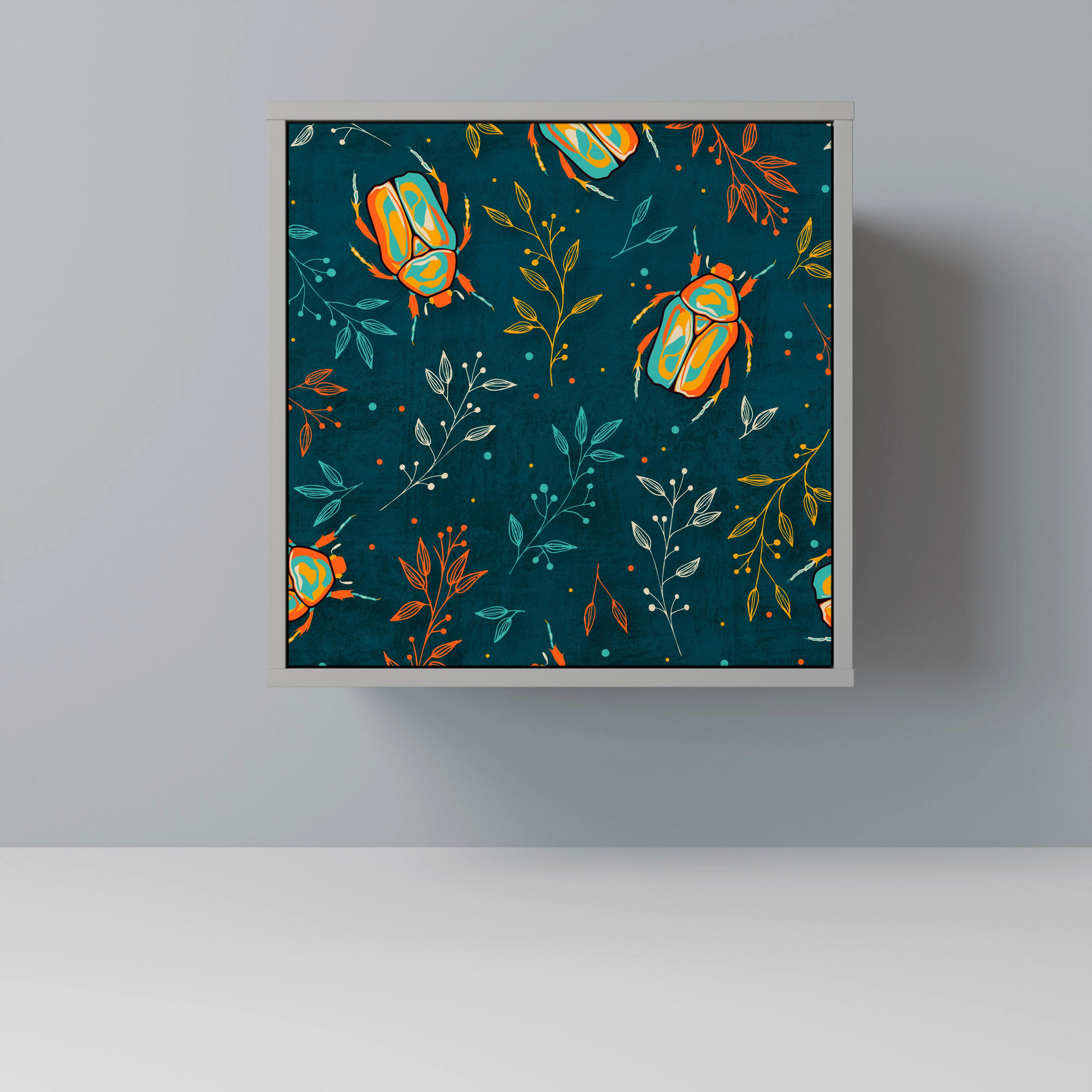 SpaceRebels Sideboard Grau 57.5x57.5x42 cm