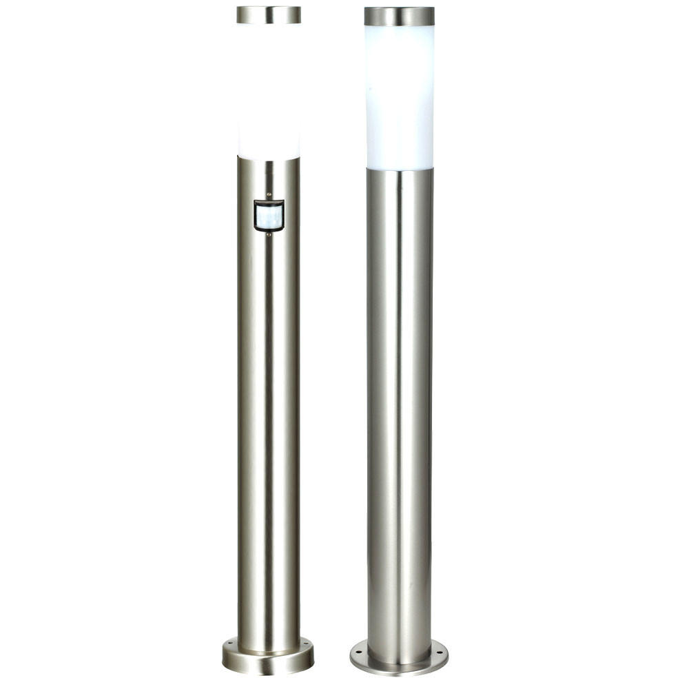 STEHLEUCHTE Silber 2er Set - Silberfarben, Kunststoff (7.8/7.8/110cm) - Globo Lighting
