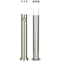 STEHLEUCHTE Silber 2er Set - Silberfarben, Kunststoff (7.8/110/7.8cm) - Globo Lighting