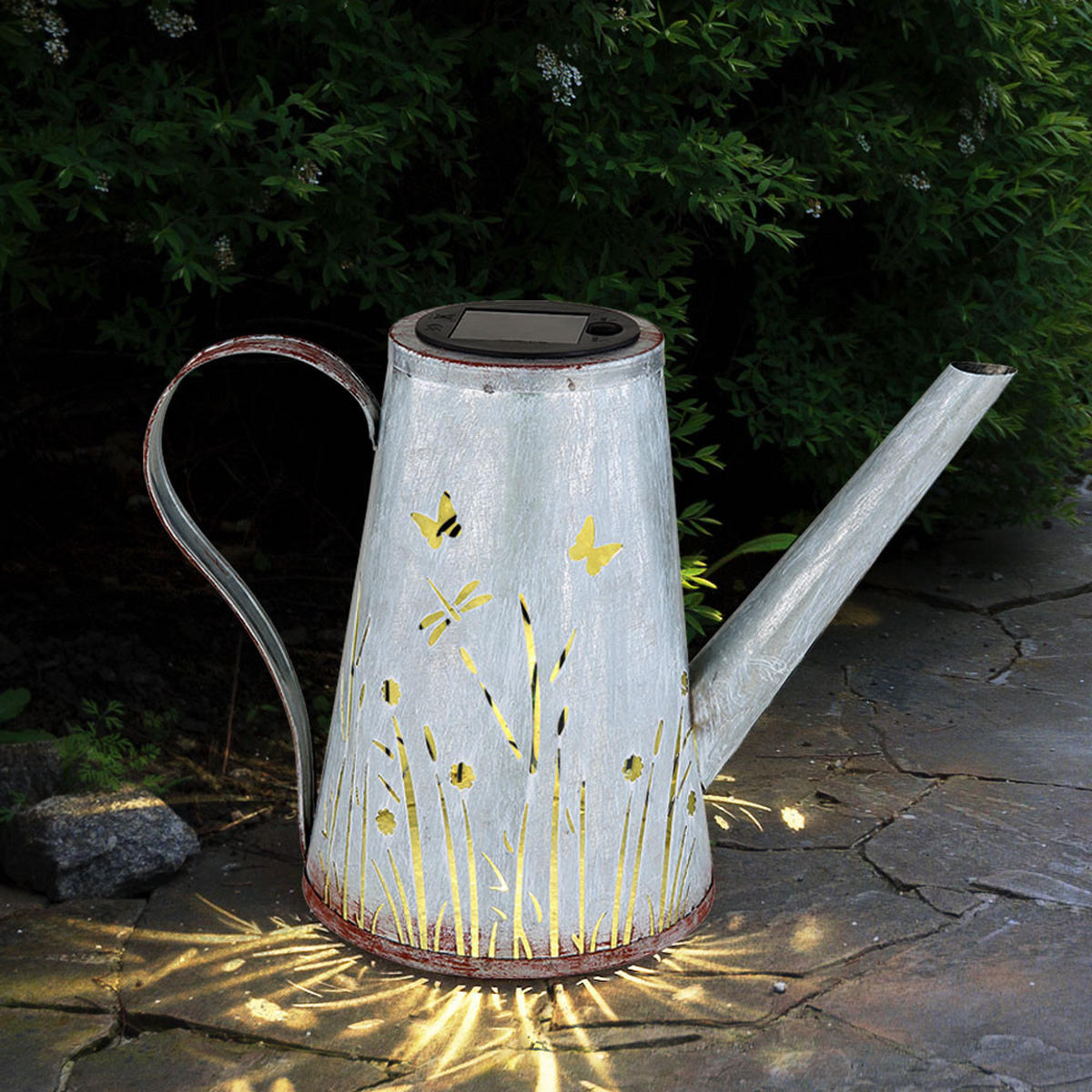 LED AUSSENLEUCHTE Metall Blau - Blau, Metall (27/14/19cm)