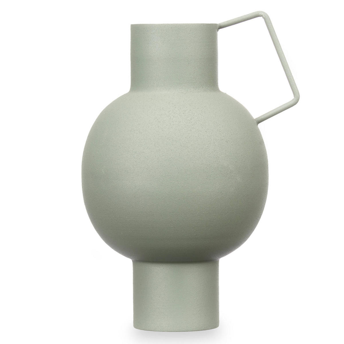 VASE Metall Pastell 23 cm - Grün, Metall (23cm) - Giftdecor