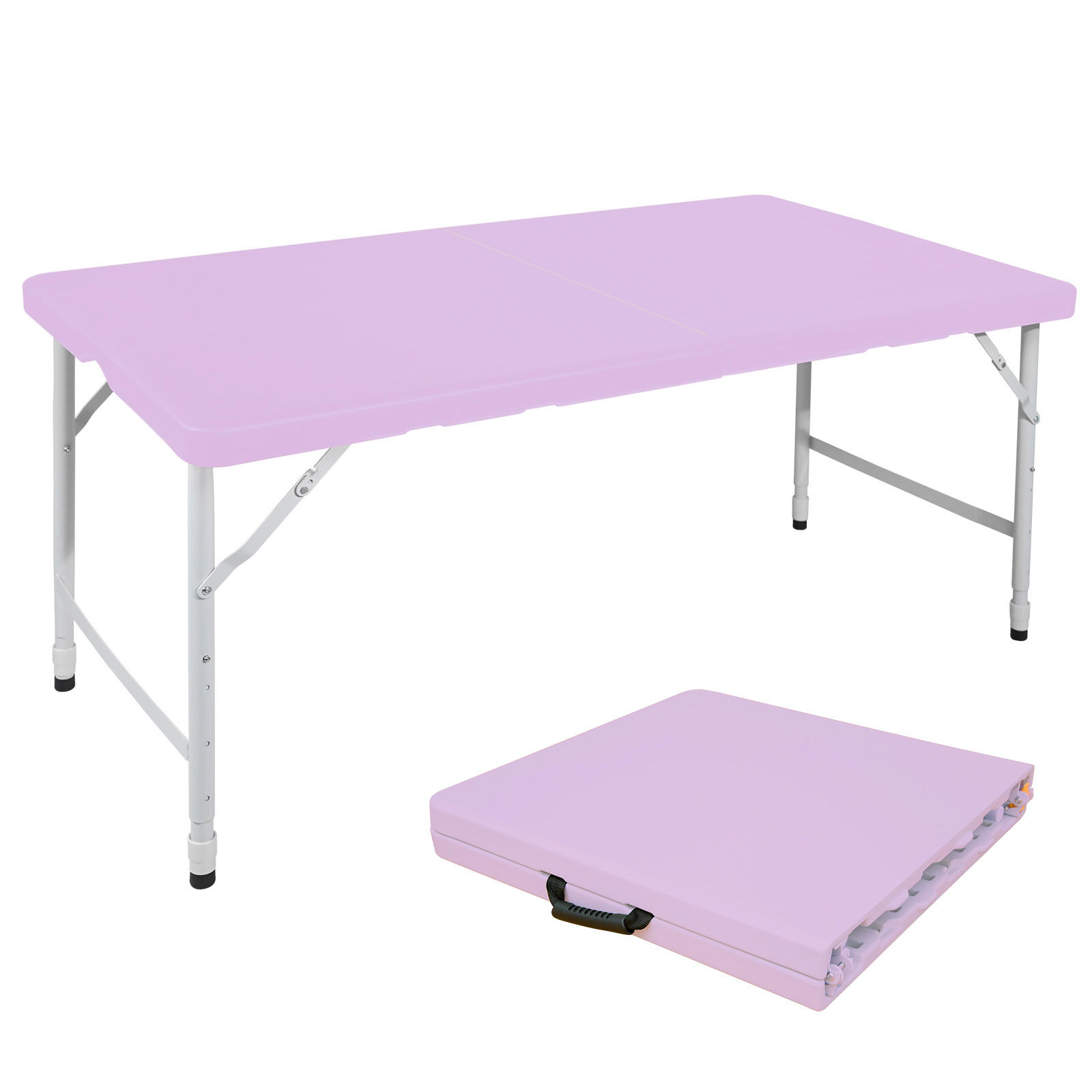 KLAPPTISCH 125 cm Lila - Lila, Kunststoff (125/61/74cm) - ComfortXL