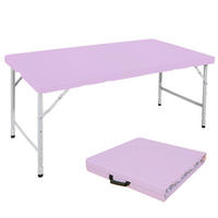 KLAPPTISCH 125 cm Lila - Lila, Kunststoff (125/61/74cm) - ComfortXL