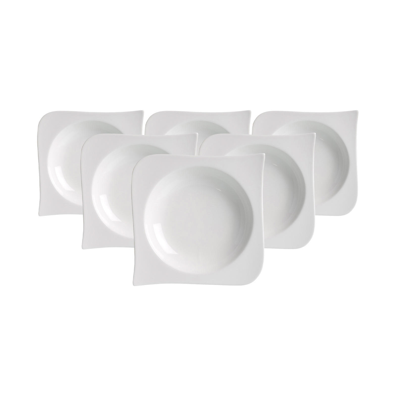 MÜSLISCHALEN Melodie weiß ø 15 cm 6er Set - Weiß, Keramik (15cm) - Ritzenhoff Breker