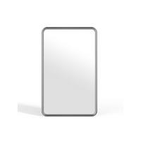WANDSPIEGEL - 50 cm x 2 cm - Metall - Silberfarben - REFLEYA - Silberfarben, Metall (50/80/2cm) - Vente-Unique