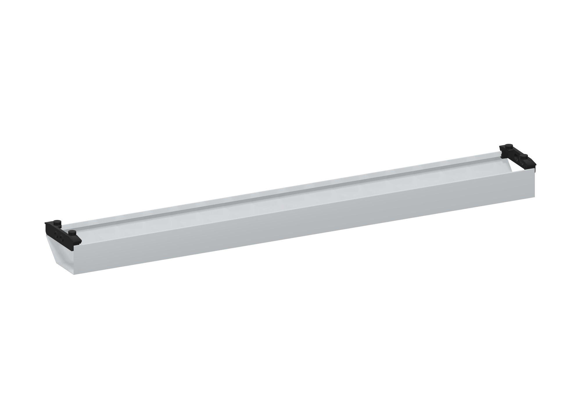 KABELKANAL Horizontaler Kabelkanal Flex-big / Ohne Zubehör Weißaluminium 1280mm - Silberfarben, Metall (16/128/10cm) - ASSMANN