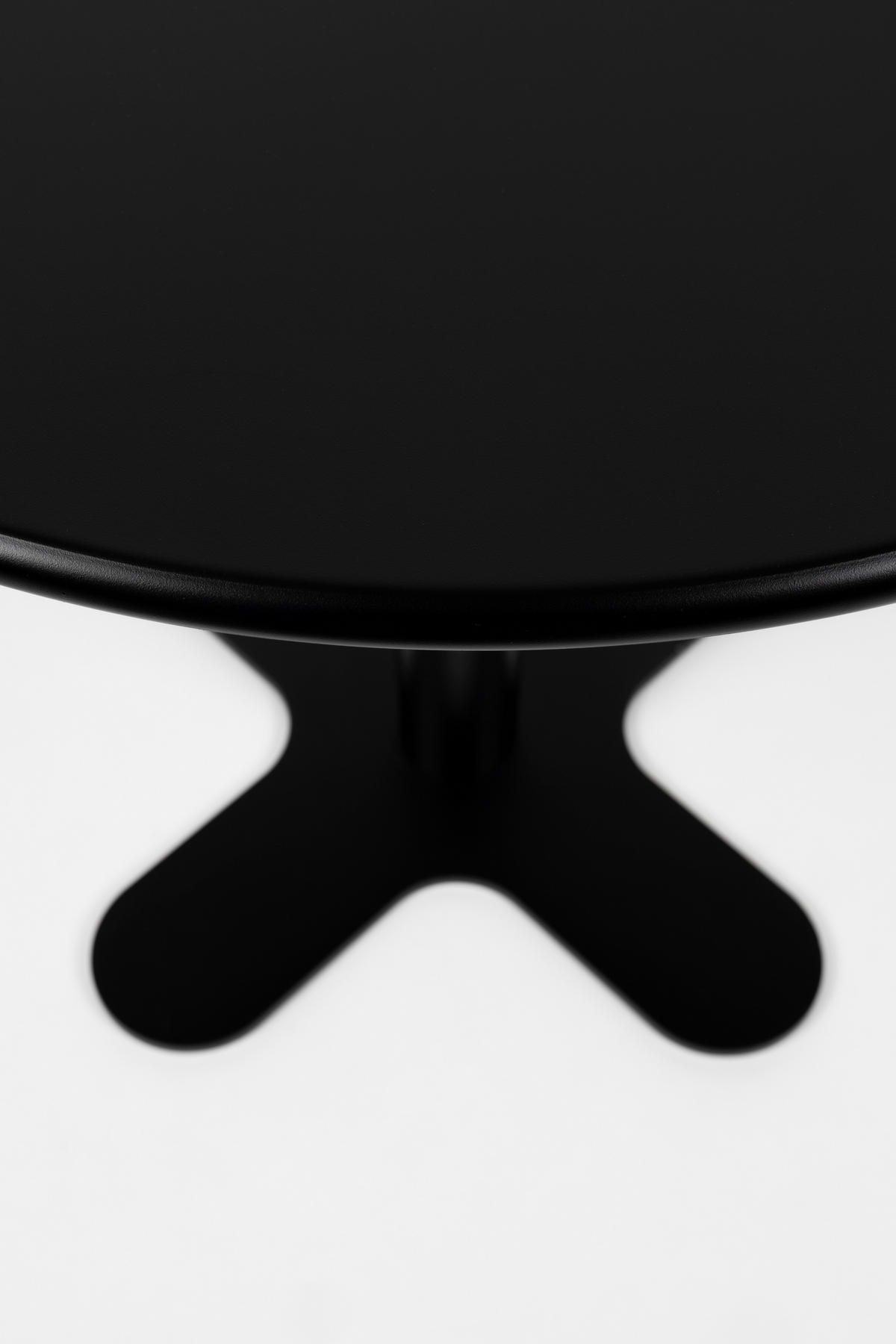 BEISTELLTISCH Sanjay - Schwarz - 80/80/74 cm - Schwarz, Metall (80/80/74cm)