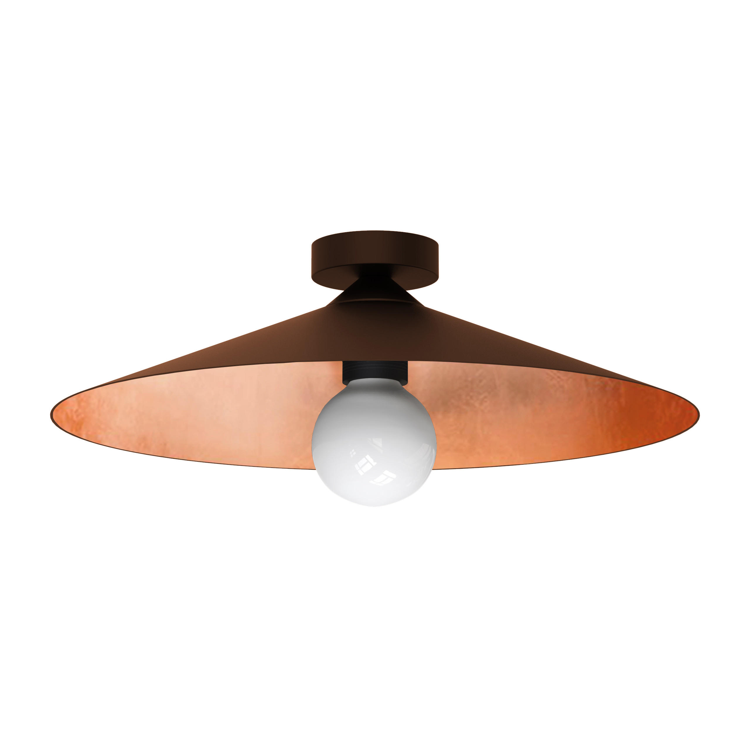Lumicom Deckenleuchte Braun 40x14x40 cm