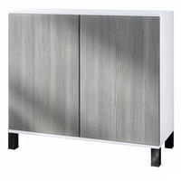KOMMODE Skadu Avola-Anthrazit - Anthrazit, Holzwerkstoff (92.5/84.5/35cm) - Vladon