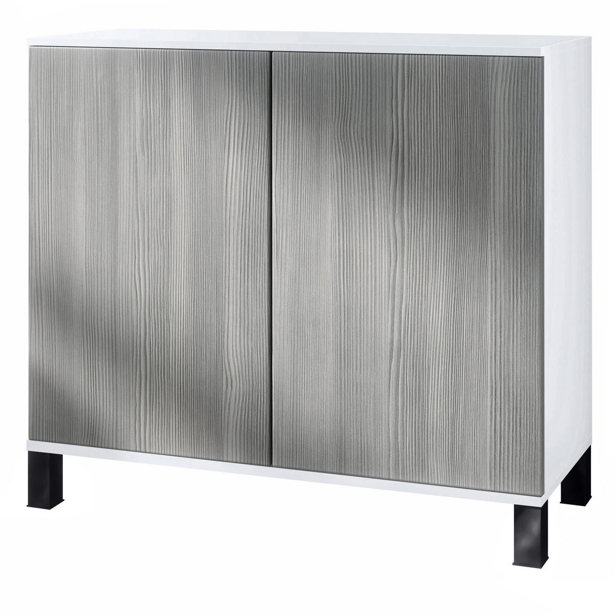 KOMMODE Skadu Avola-Anthrazit - Anthrazit, Holzwerkstoff (92.5/84.5/35cm) - Vladon