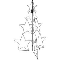 DEKORATION Weihnachtsbaumfigur 110 cm - Schwarz, Metall (43/110/87cm) - Home Styling Collection