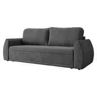 SCHLAFSOFA Floxi - Schwarz/Graphitfarben, Holz/Kunststoff (244/96/96cm) - MIRJAN24